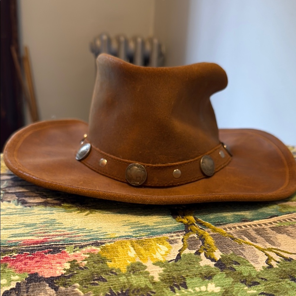 Minnetonka leather hat